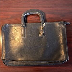 Coach - Vintage Black Leather Men's Bag